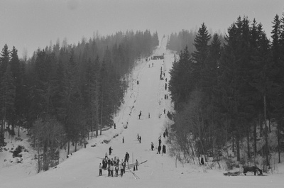 Karikavõistlused slaalomis Otepääl. 26 veebruar-1. märts 1958. a.  similar photo