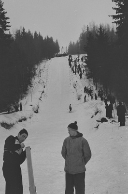 Karikavõistlused slaalomis Otepääl. 26 veebruar-1. märts 1958. a.  similar photo
