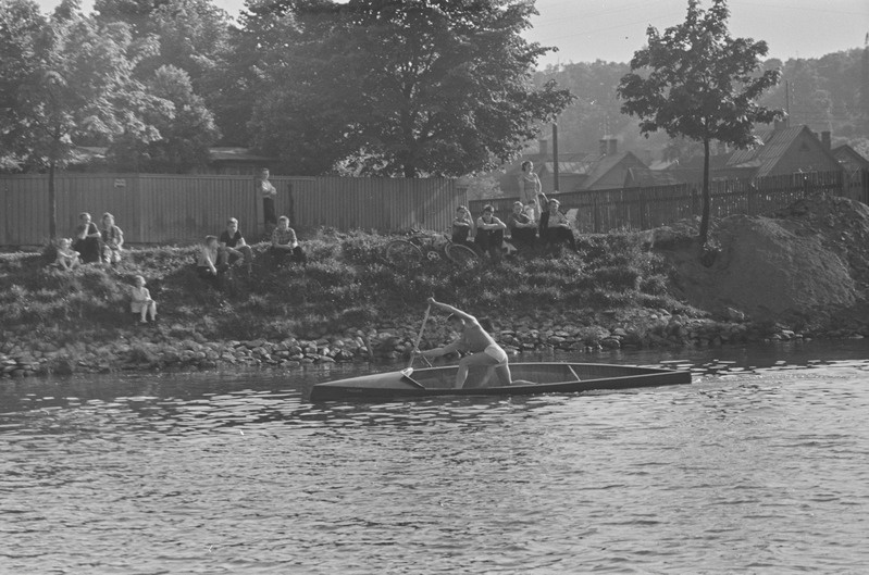 Sõudevõistlused Emajõel Eesti-Läti-Leedu-Valgevene. 6. juuni 1959. a.