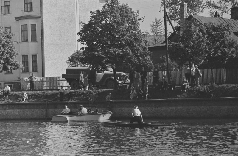 Sõudevõistlused Emajõel Eesti-Läti-Leedu-Valgevene. 6. juuni 1959. a.