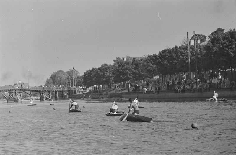 Sõudevõistlused Emajõel Eesti-Läti-Leedu-Valgevene. 6. juuni 1959. a.