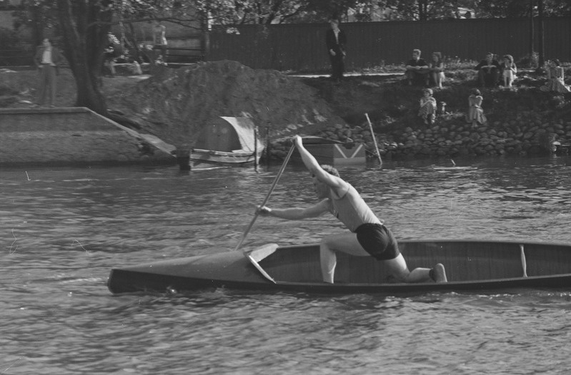 Sõudevõistlused Emajõel Eesti-Läti-Leedu-Valgevene. 6. juuni 1959. a.