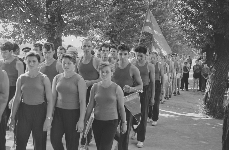 Sõudevõistlused Emajõel Eesti-Läti-Leedu-Valgevene. 6. juuni 1959. a.