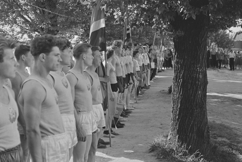 Sõudevõistlused Emajõel Eesti-Läti-Leedu-Valgevene. 6. juuni 1959. a.