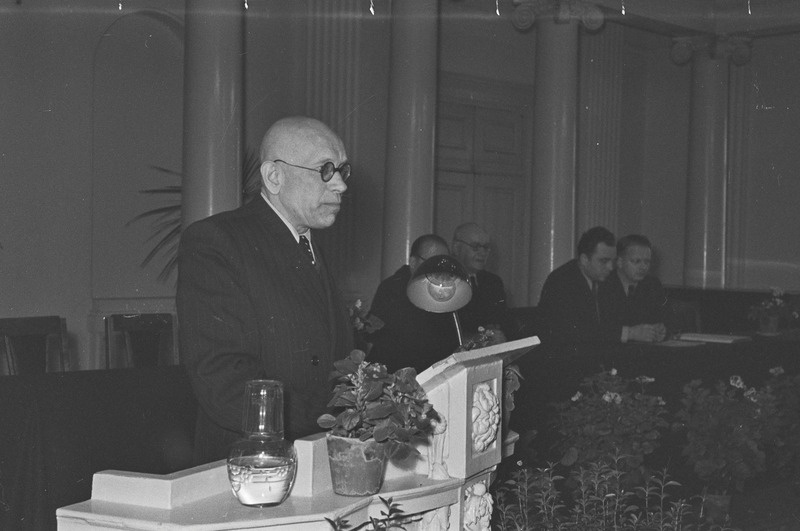 Professor Johannes Piiperi 75. juubeli aktus 1957. a.