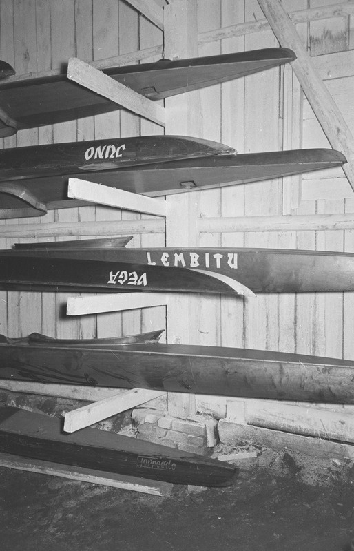 Tartu ülikooli paadisadama hoone. 24. oktoober 1958. a.