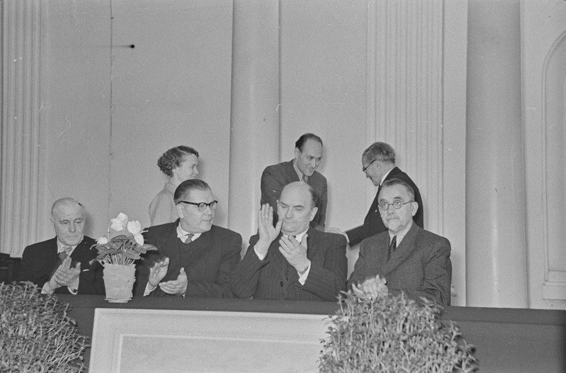 Tartu ülikooli professori Feliks Lepa pensionile saatmine. 01. märts 1960. a.