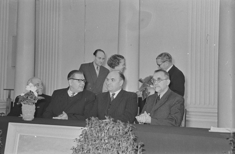 Tartu ülikooli professori Feliks Lepa pensionile saatmine. 01. märts 1960. a.