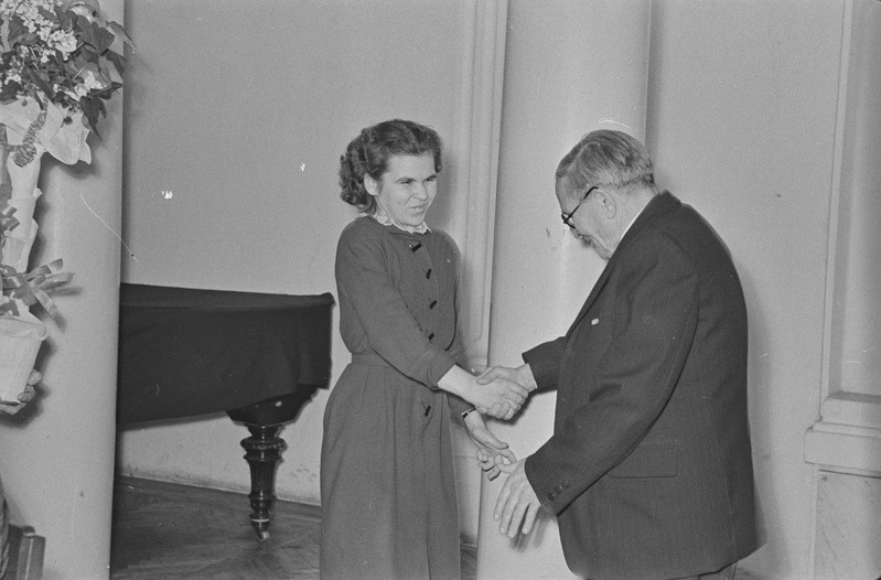 Tartu ülikooli professori Feliks Lepa pensionile saatmine. 01. märts 1960. a.
