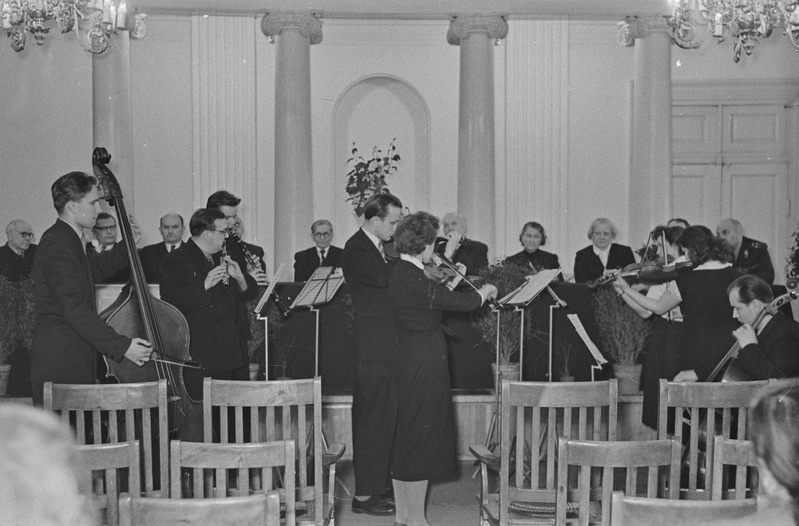 Tartu ülikooli professori Feliks Lepa pensionile saatmine. 01. märts 1960. a.