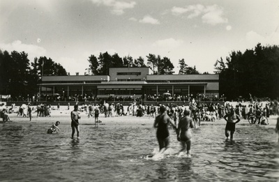 Narva-Jõesuu rannahoone, vaade. Projekteerinud Robert Ederma ja Erich Otting  duplicate photo