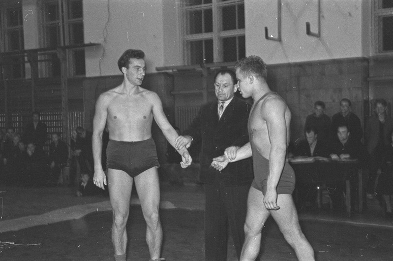 Tartu ülikooli esivõistlused raskejõustikus. 21. november 1959. a.