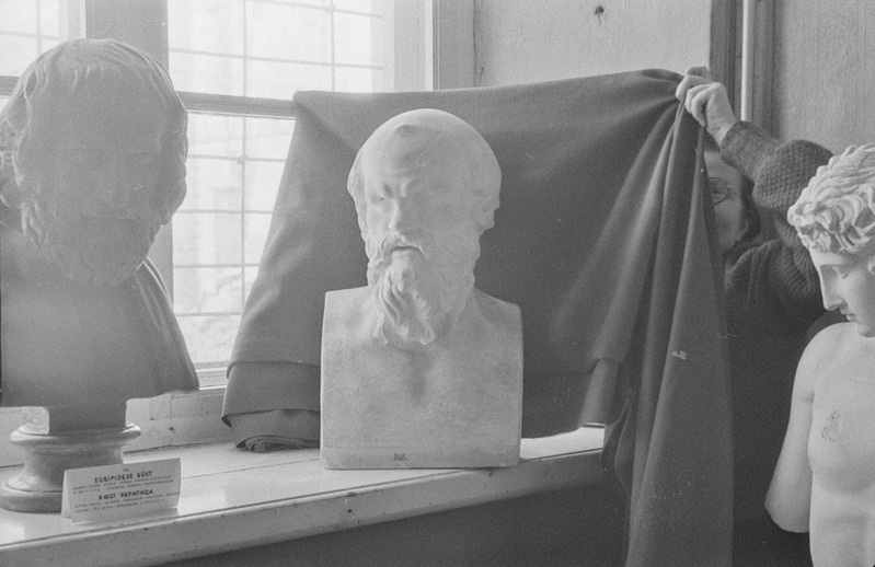 TRÜ Klassikalise Muinasteaduse Muuseum. Kujud. N. Raid. 2. märts 1957. a.