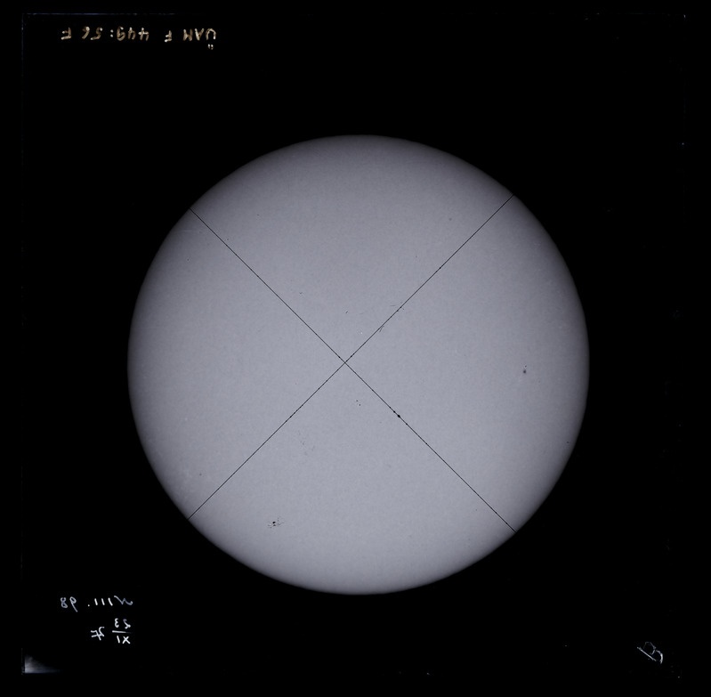 Päikese pildistus N. 111
23.11.1898