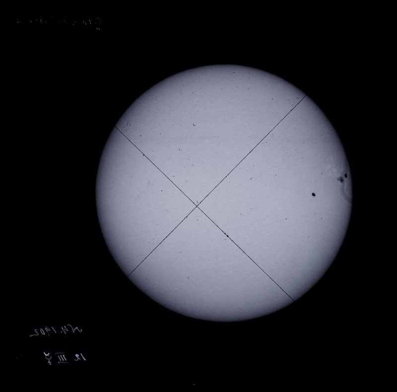 Päikese pildistus N. 4
12.03.1902