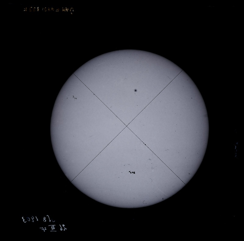 Päikese pildistus N. 8
26.03.1903