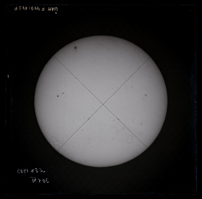 Päikese pildistus N. 58
30.11.1903