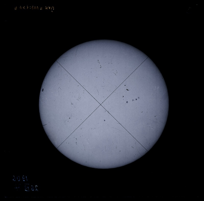 Päikese pildistus 26.07.1906