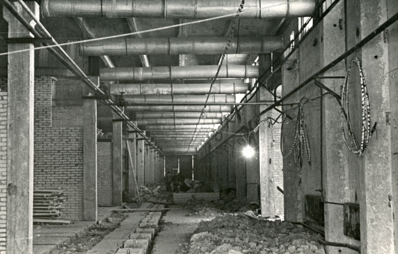 Uue puuritsehhi ehitustööd