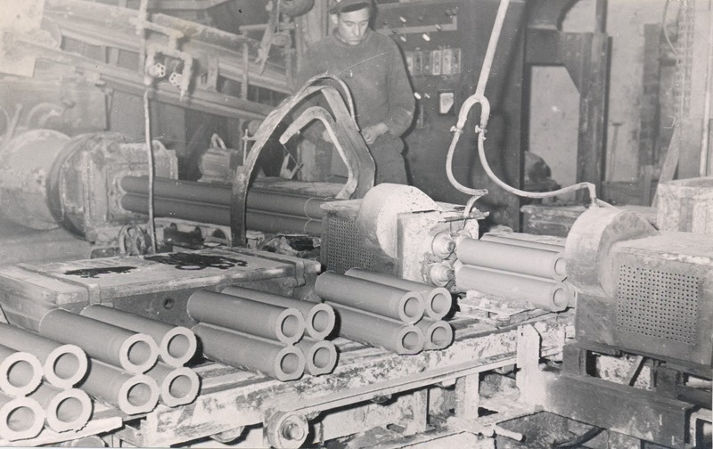 Töö masinal drenaažitorude paketiviisiliseks valmistamiseks Aseri keraamikatehases