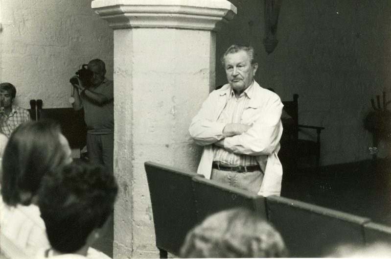 Saaremaa Muinsuskaitse Seltsi kohtumine Gustav Rängaga