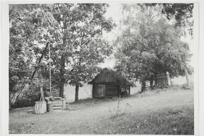 Õue vaade, kaev ja saun. Hinni t, Jõksi k, Kanepi khk  similar photo