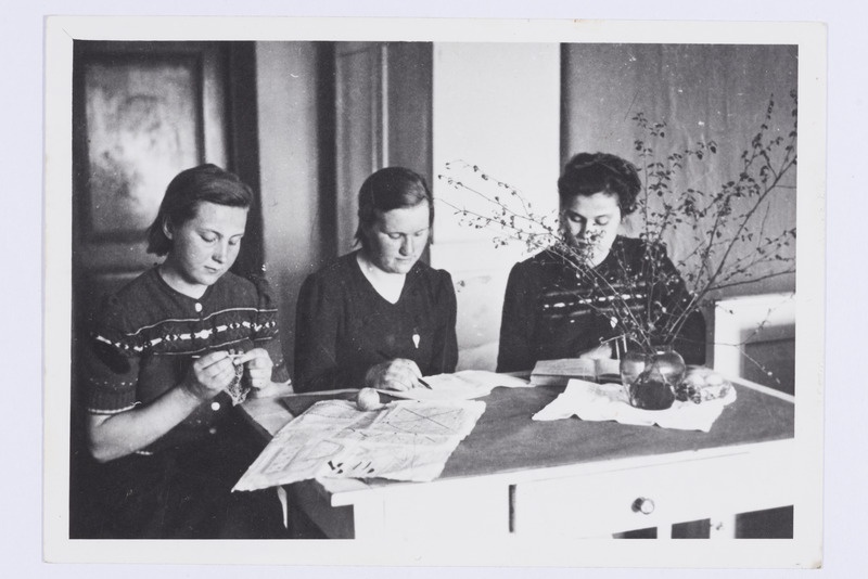 Purila karjatalitajate kooli õpilased vabal ajal 1936. aastal