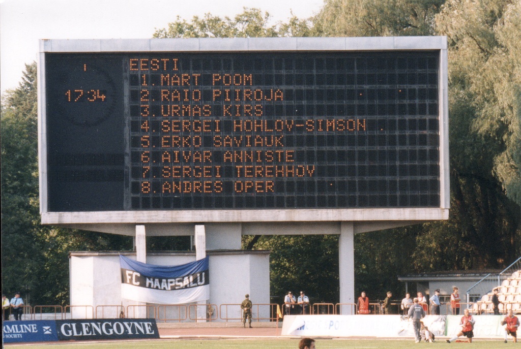 Euroopa meistrivõistluste valikmäng jalgpallis Eesti-Šotimaa Tallinnas 1999