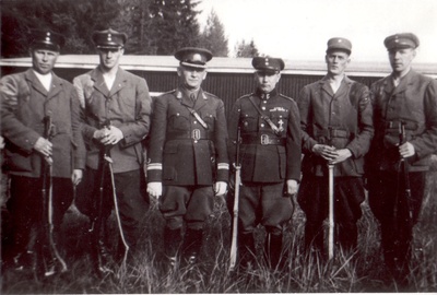 Eesti-Läti-Soome kaitseliitude kohtumine laskmises Mikkelis 1937  duplicate photo