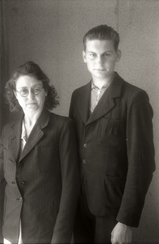 Elmar Kaldi abikaasa Ida Kald (sünd. Schvalbe) ja poeg Taevo Kald