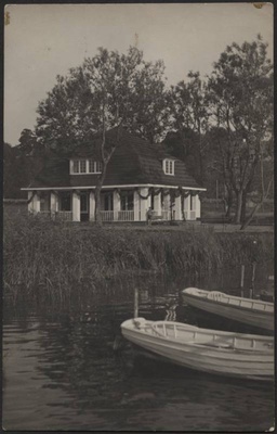 fotopostkaart, Viljandi, tennise- ja veespordiklubi, avamine, 28.07.1924  duplicate photo