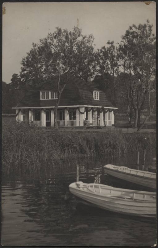 fotopostkaart, Viljandi, tennise- ja veespordiklubi, avamine, 28.07.1924