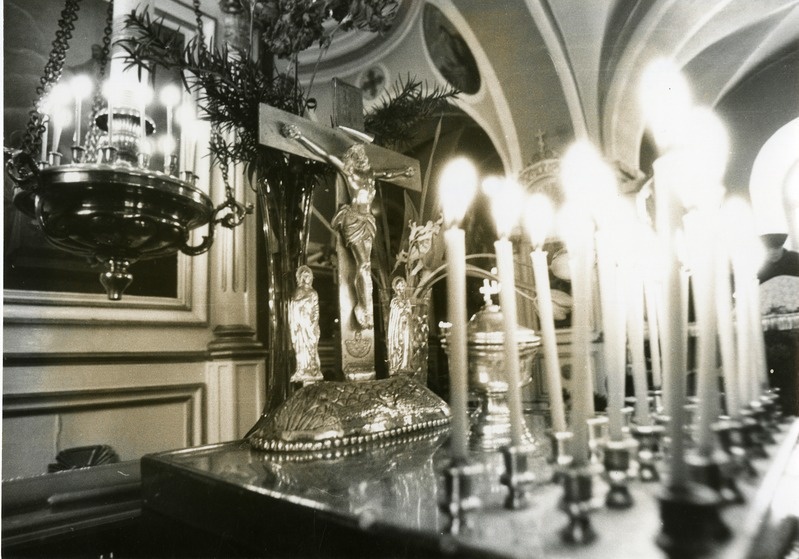 Kuressaare õigeusu Püha Nikolai kirik: krutsifiks hingede päeval