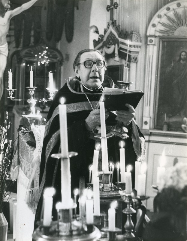 Jumalateenistus Ööriku õigeusu kirikus palmipuudepühal