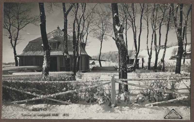 foto albumis, Viljandi, tennise- ja veespordiklubi, u 1935, foto J. Riet