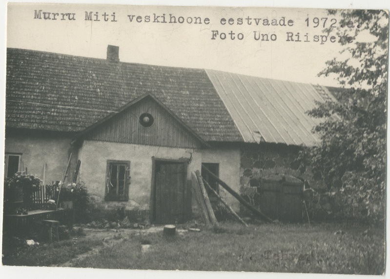 Foto. Murru Miti veskihoone eestvaade.