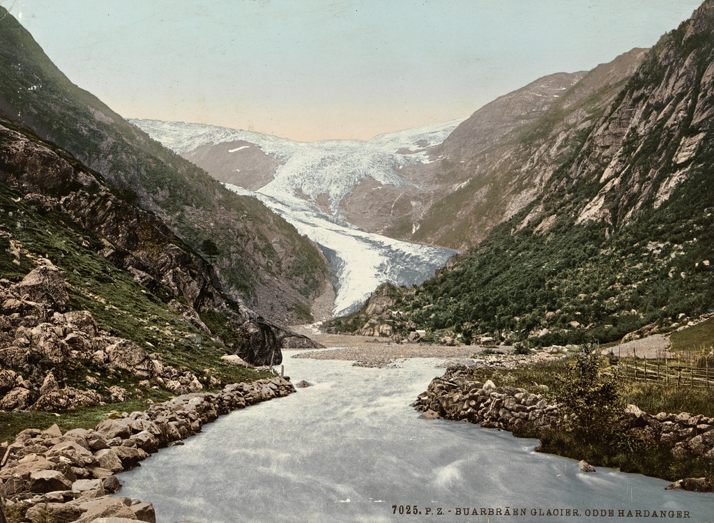 7025. P. z. Buarbraen Glacier. Odde Hardanger