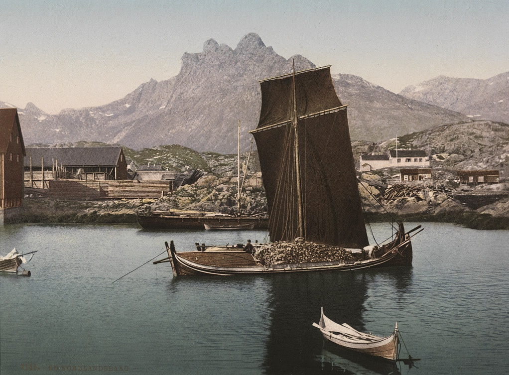 7145. En Nordlandsbaad