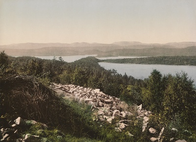 7096. Telemarken. Panorama fra Bolkesjö  duplicate photo