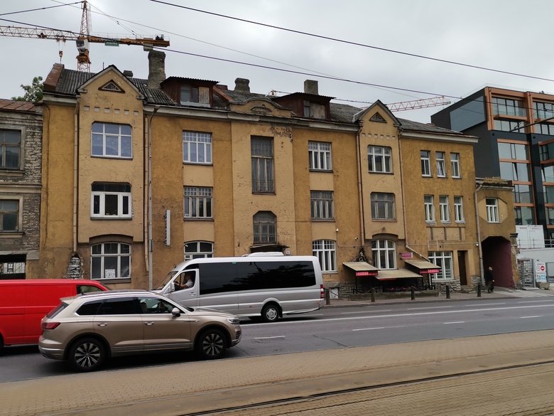 Tallinn, hoone Tartu mnt 72 rephoto