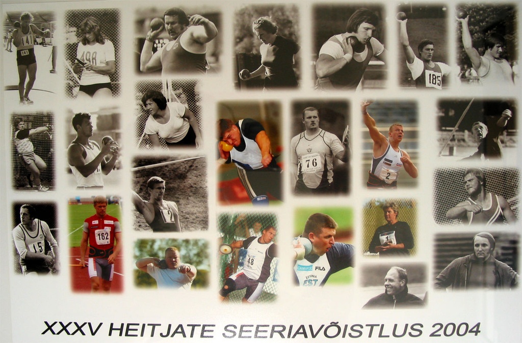 Fotomontaaž "XXXV heitjate seeriavõistlus 2004"