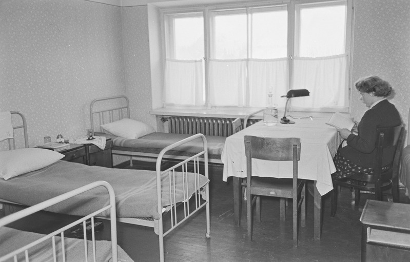Tartu ülikooli ametiühing. Tartu ülikooli  ühiselamute toad. Detsember 1958. a.