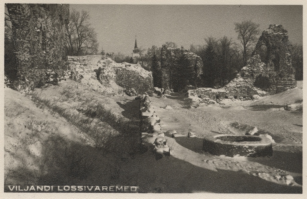 Viljandi castle roofs