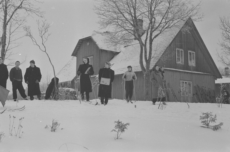 Suusavõistlused Otepääl, Käärikul. Veebruar 1958. a.