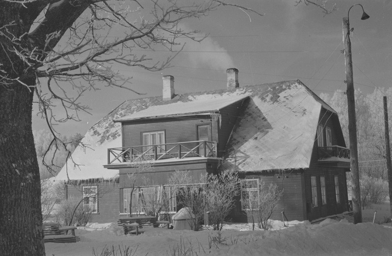 Suusaspordi laager Käärikul. Veebruar 1958. a.