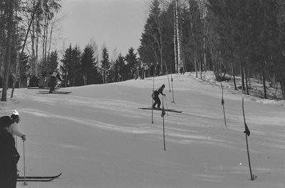 Eesti NSV esivõistlused suusatamises Otepääl. Slaalom. 23.-24. märts 1959. a.  similar photo