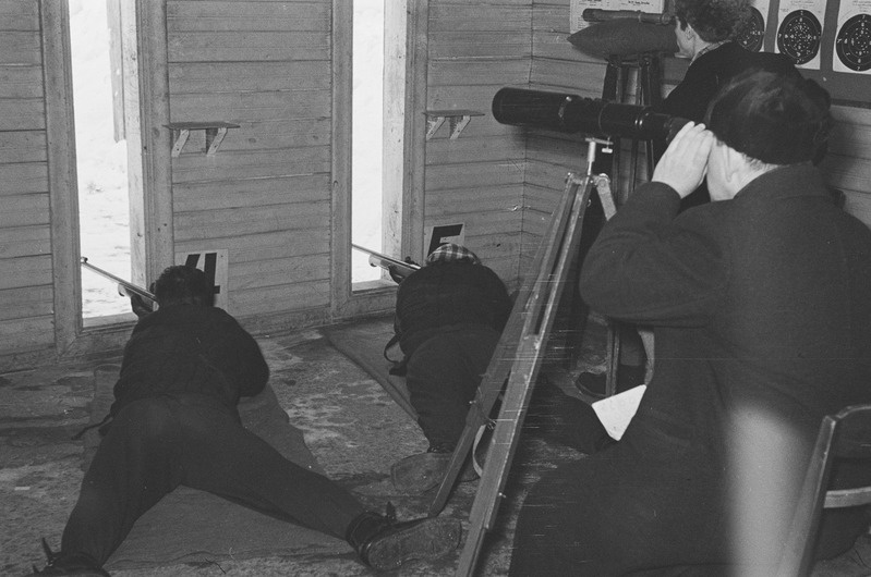 Laskevõistlused Tartu ülikooli laskerajal 1959. a. Laskurid