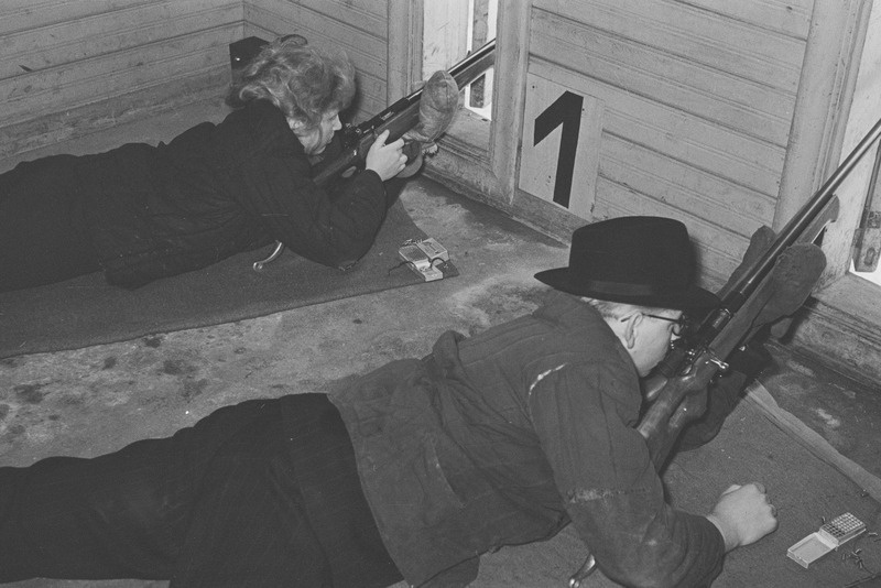 Laskevõistlused Tartu ülikooli laskerajal 1959. a. Laskurid