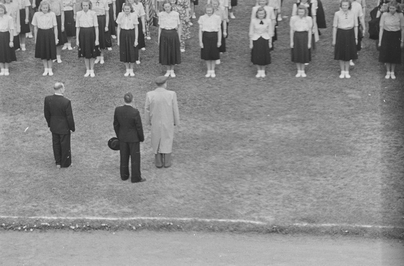 Tartu ülikooli kehakultuurlaste pidupäev 1952. a.