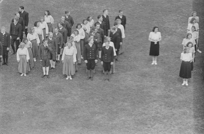 Tartu ülikooli kehakultuurlaste pidupäev 1952. a.